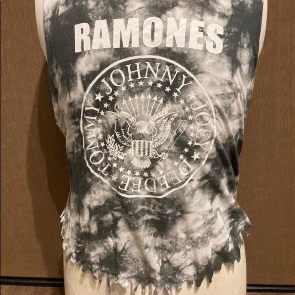 Official Ramones tank top With Fringe Size M